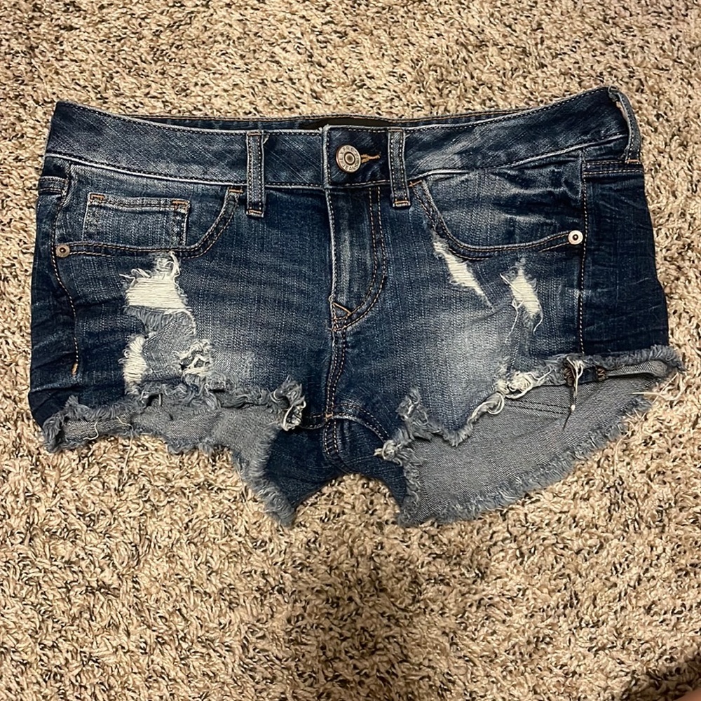 Denim shorts